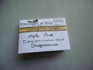 Maple Plum Oolong from Design a Tea