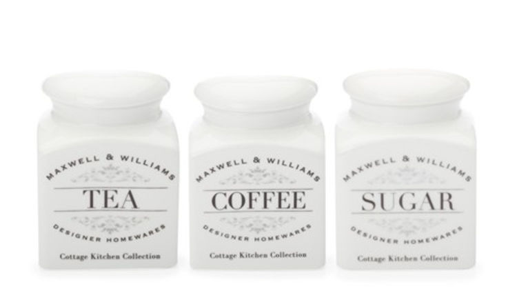 Maxwell & Williams Cottage Kitchen 0.5L Canister Set of 3 - Gift Boxed
