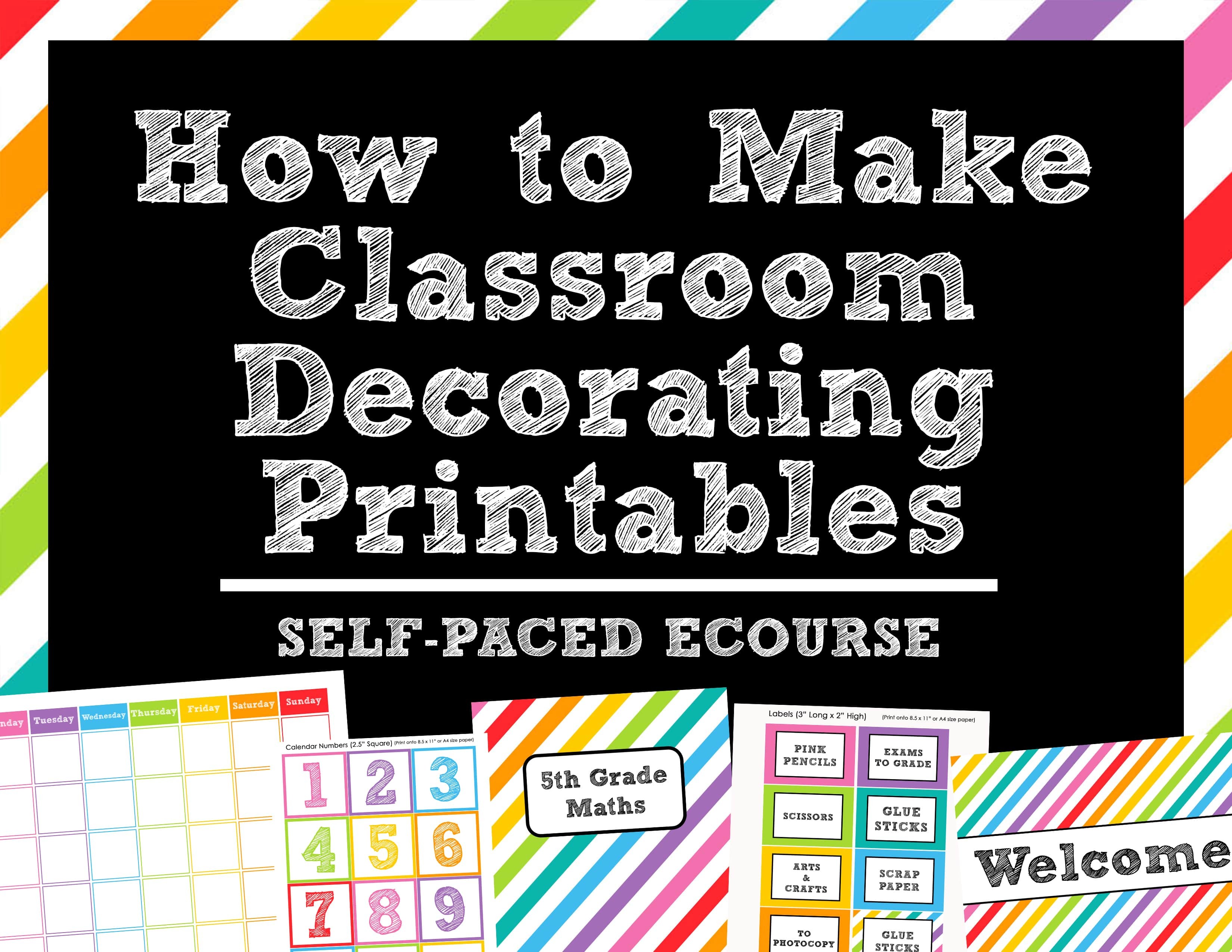 How to make classroom printables build a bigger online business