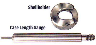 Lee Precision 90972 Case Length Gauge & Shell Holder – 35 Whelen, Case Trimmer Tool