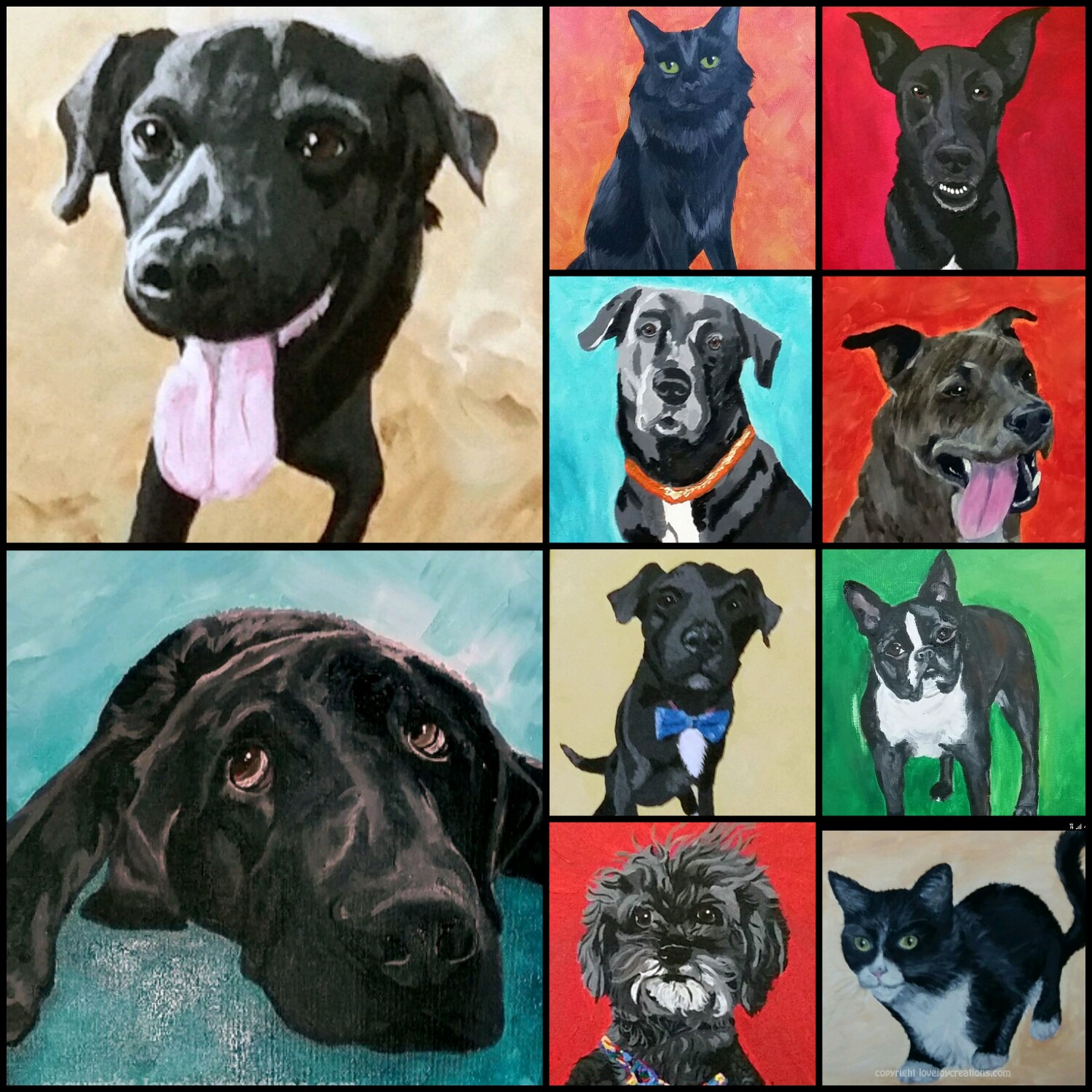 Paint YOUR Pet - Black Animals (Including B&W Pets) | Paint with