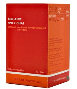 Organic Spicy Chai Tea by Earth Teaze — Steepster