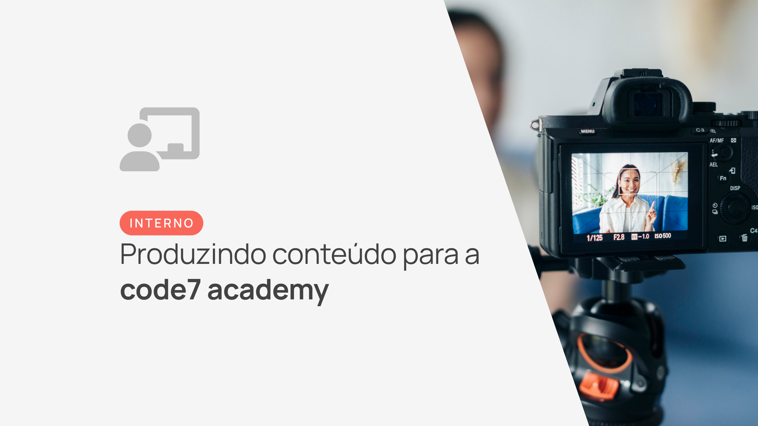Product image for Produzindo conteúdo para a Code7 Academy