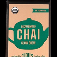 Slow Brew Decaffeinated Chai from Tipu's