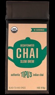 Slow Brew Decaffeinated Chai from Tipu's