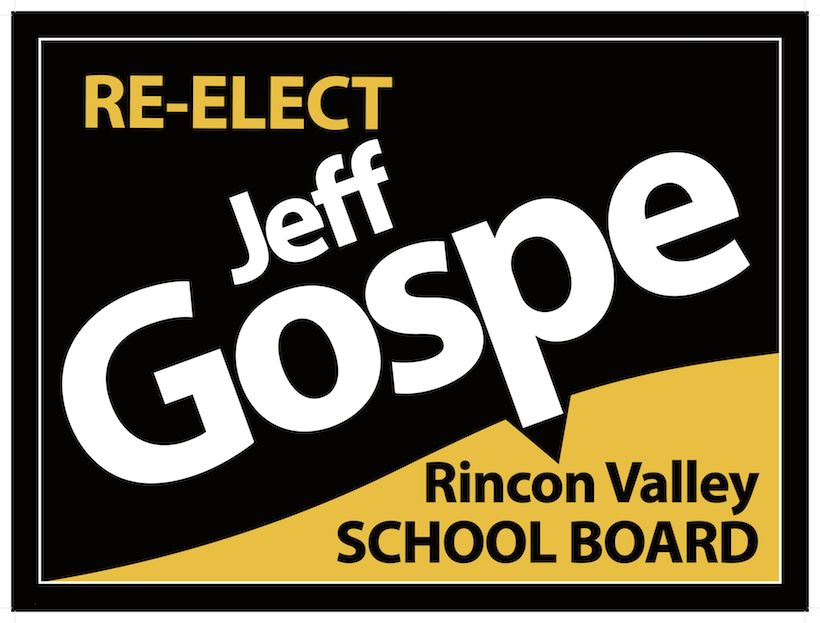 Jeff Gospe for Rincon Valley School Board 2018 logo