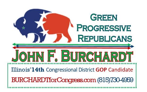 John Burchardt for 14th Illinois Congressional District logo