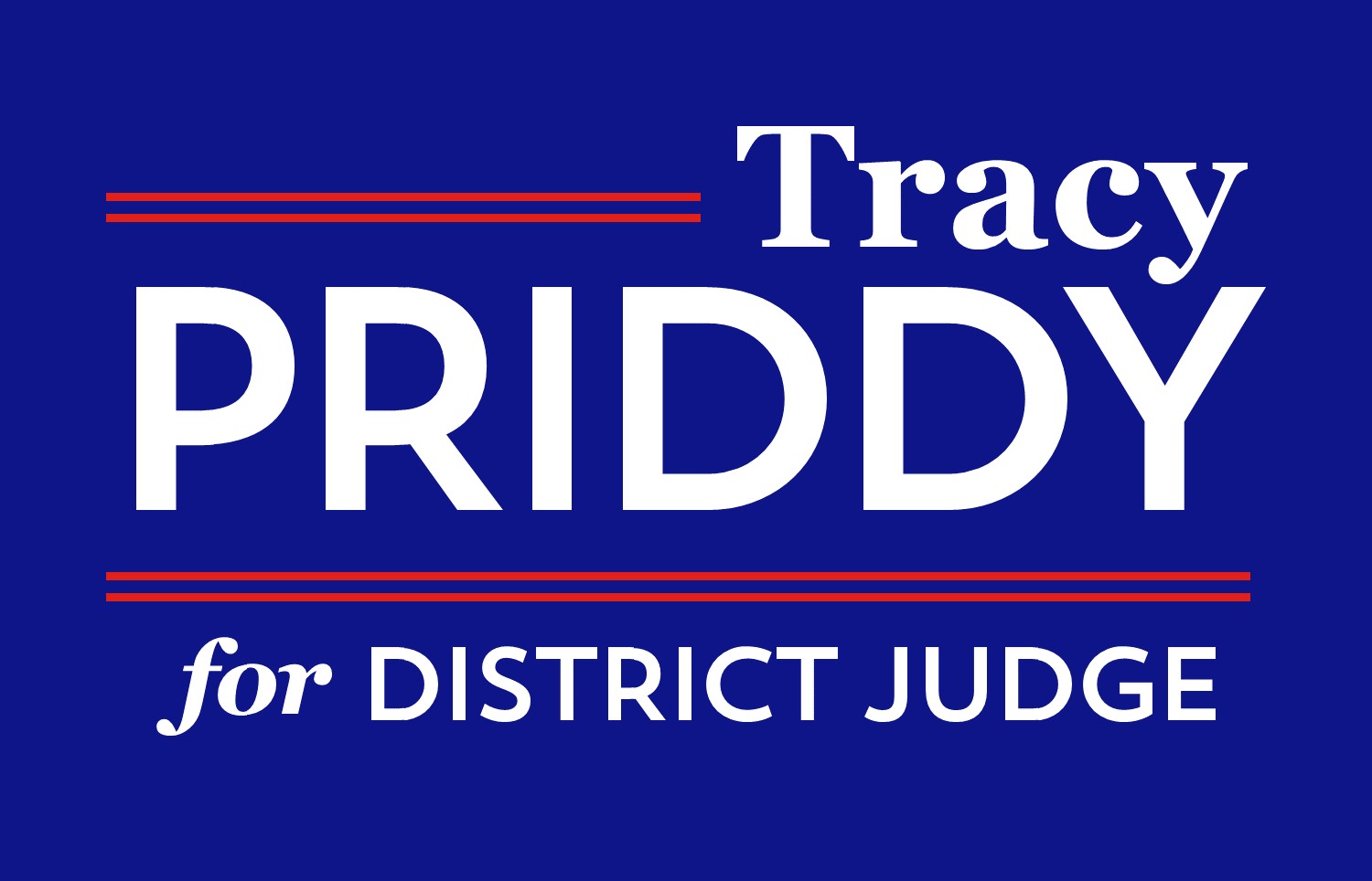 Judge Tracy Priddy for District Judge 2026 logo