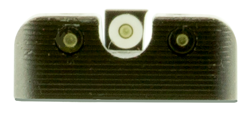 TruGlo TG231H1W Tritium Pro Black | Green Tritium White Outline Front Sight Green Tritium Rear Sight | USA Gun Store