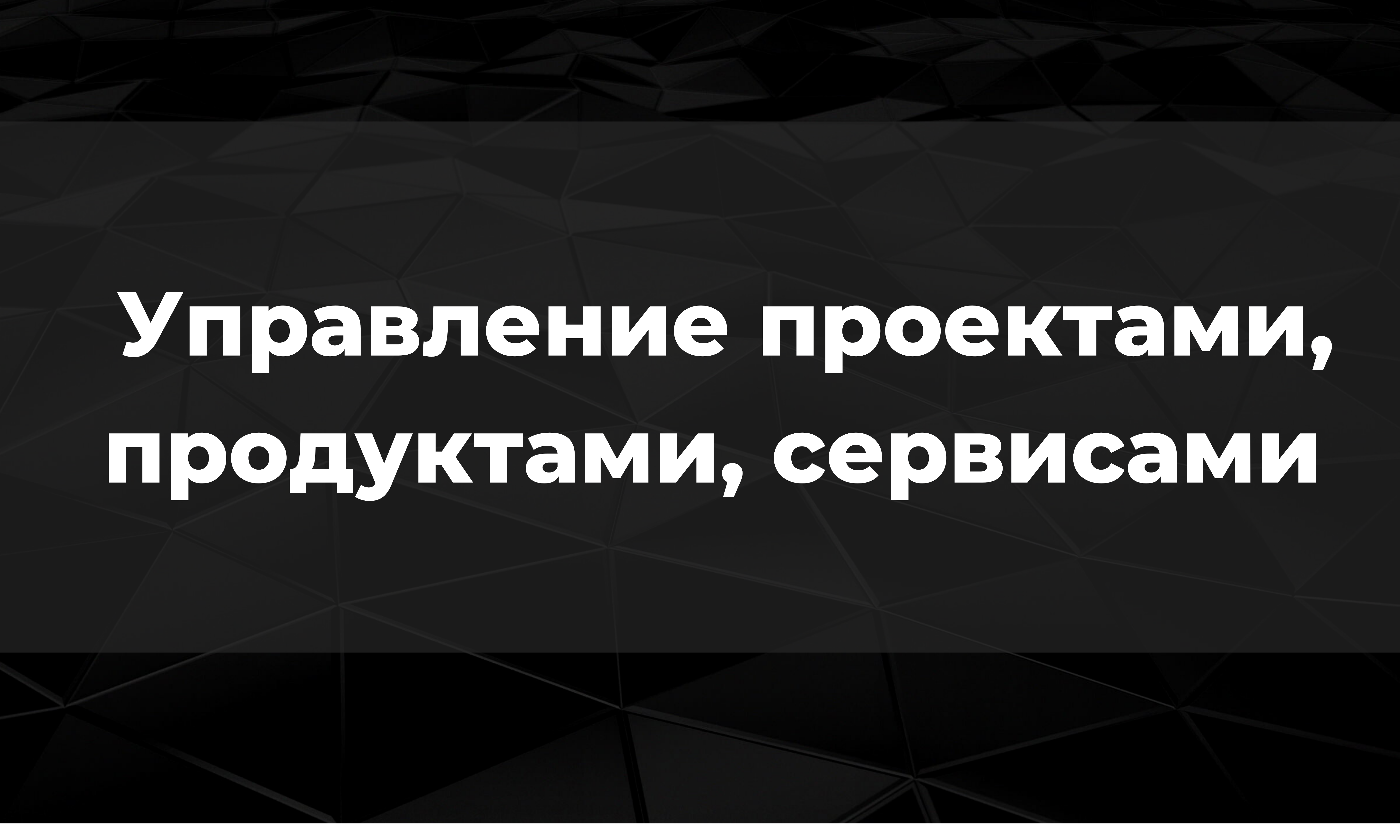 Селиховкин управление проектами