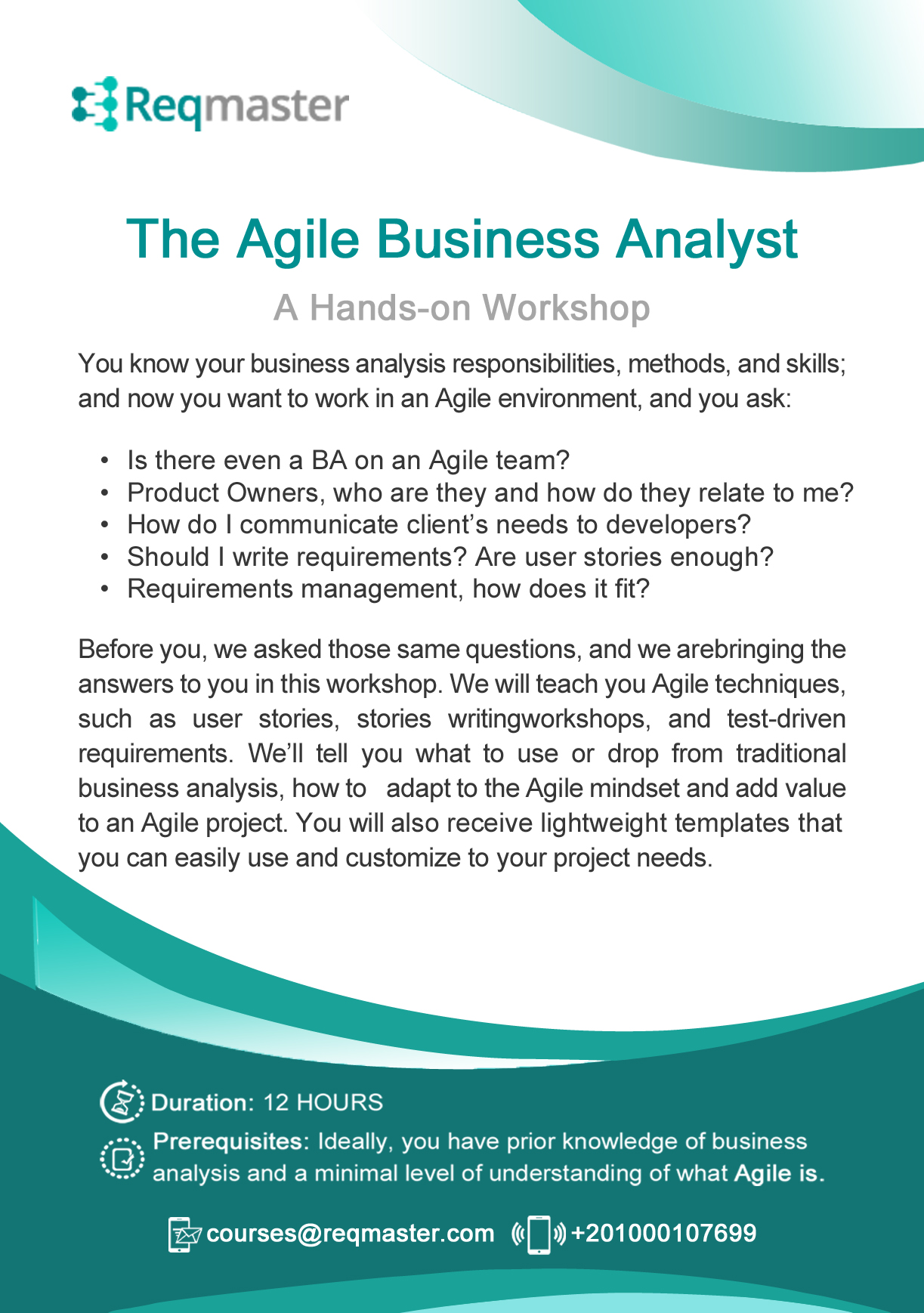 Product image for The Agile Business Analyst
