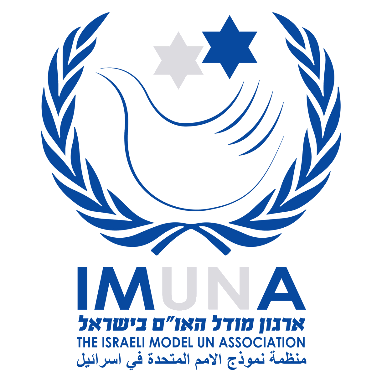 The Israeli Model UN Association (IMUNA) logo