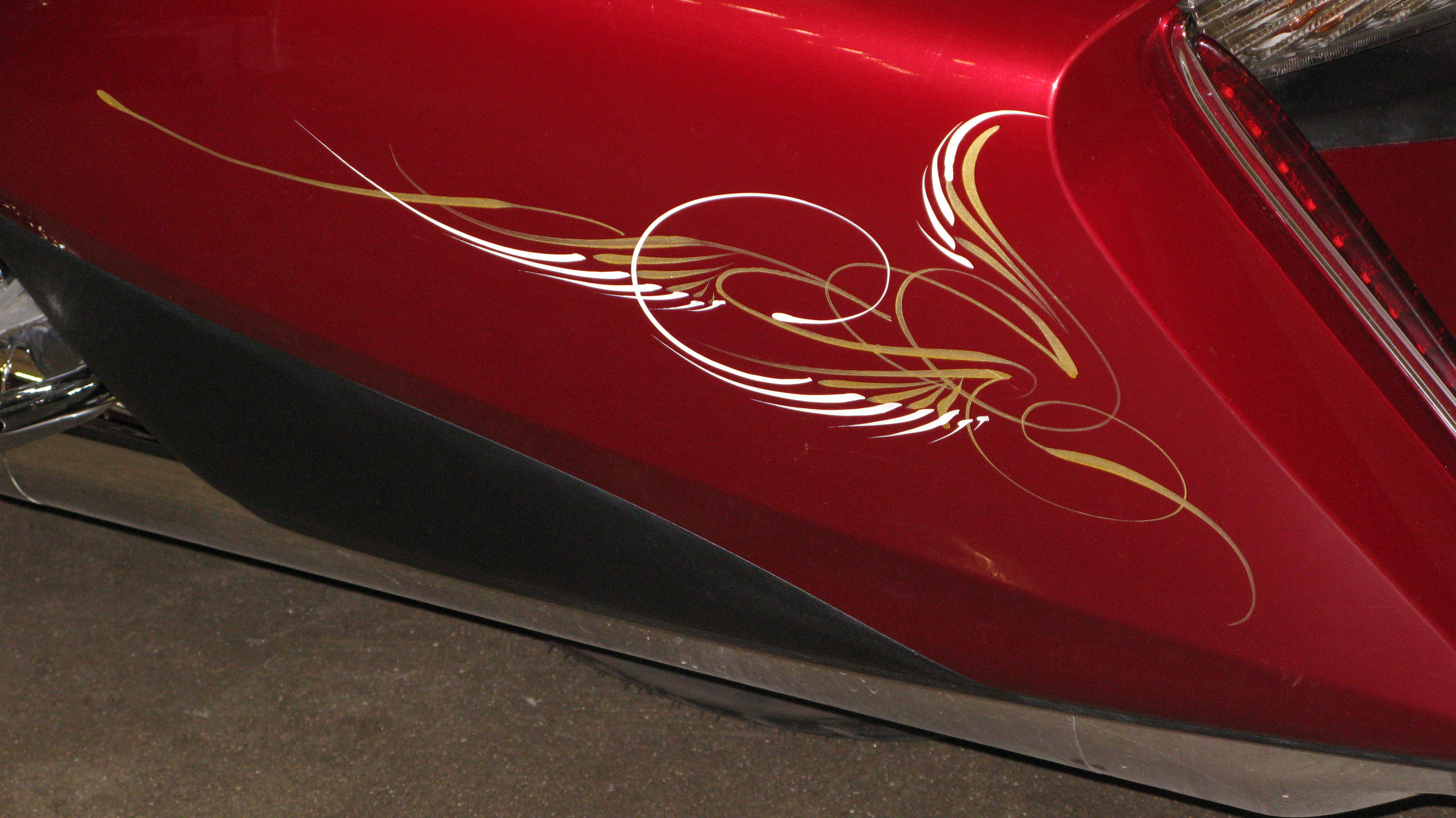 Scroll Style Pinstriping Steve Chaszeykas Graphics Academy