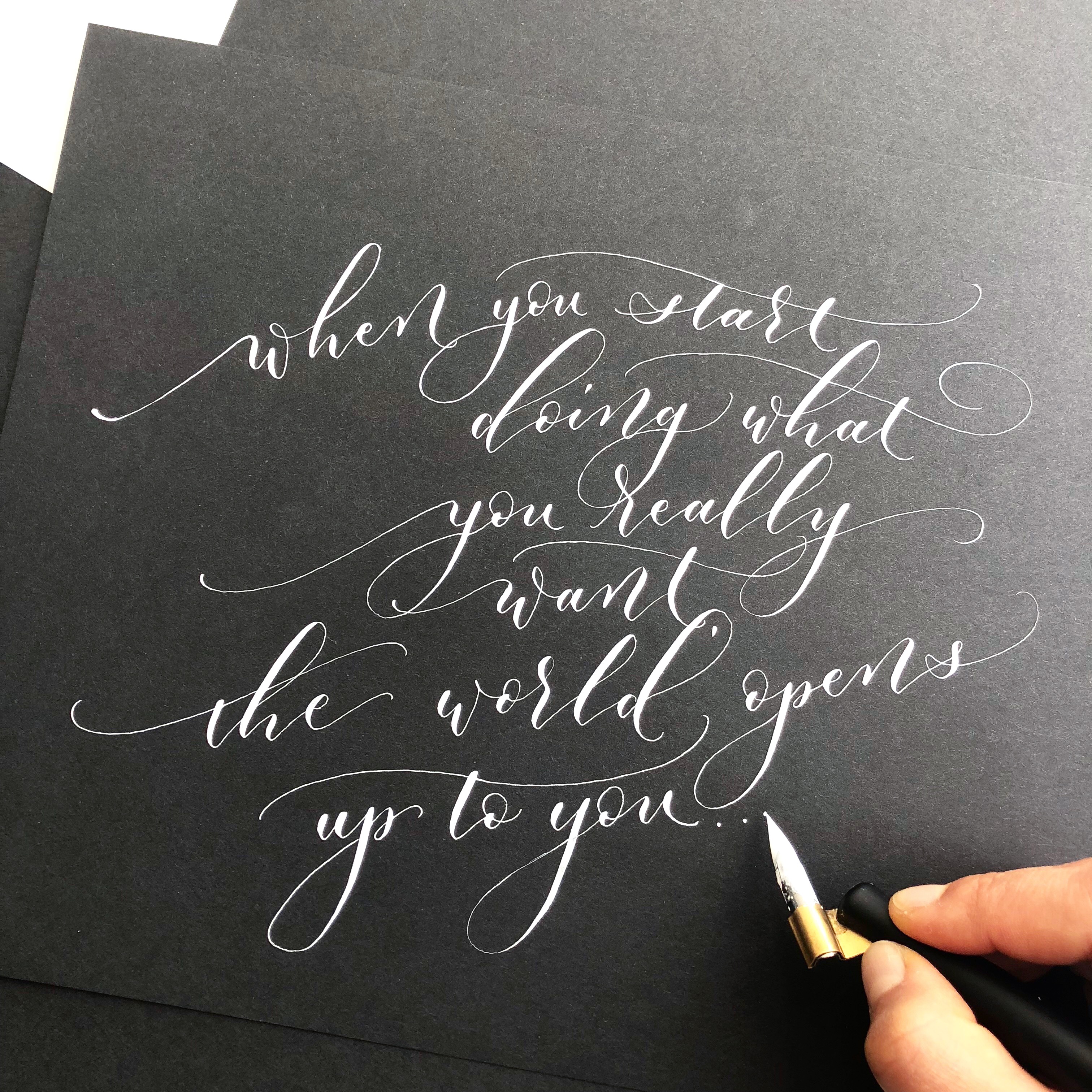 Learn Calligraphy — Crooked Calligraphy
