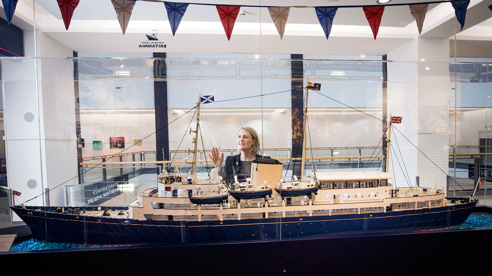 Royal Yacht Britannia immortalised in Lego