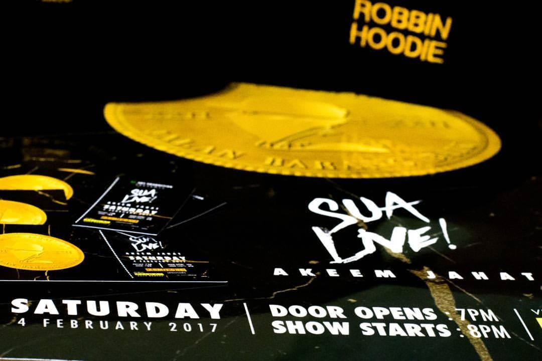 Akeem Jahat to perform with nine-piece band for his "$UA LIVE!" concert