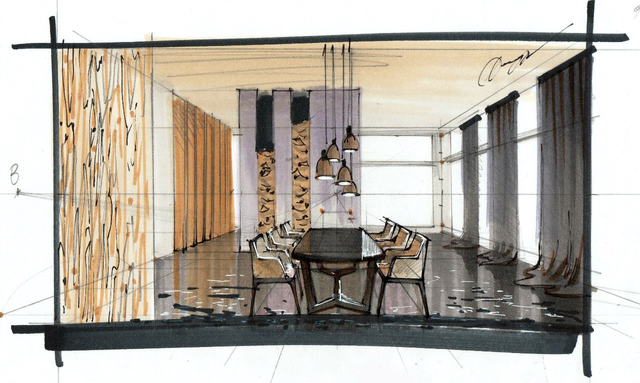 Sketching With Markers For Interior Designers Online School Of