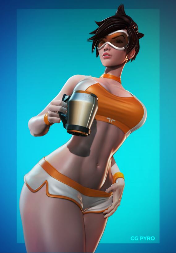 Overwatch hot tracer Tracer