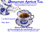 cinnamon apricot tea from Home Farm Herbery