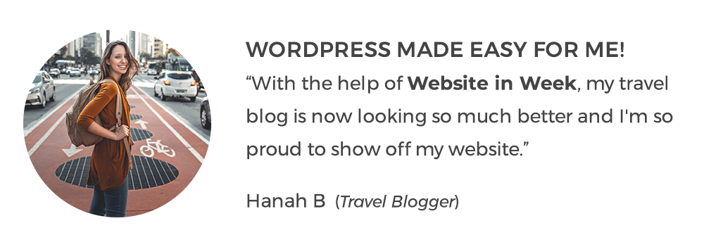 Website in Week with WordPress| AnitaM