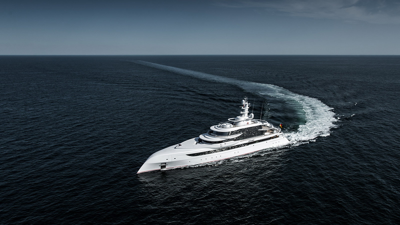 On board 80m Excellence with owner Herb Chambers