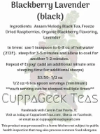 Blackberry Lavender from Cuppa Geek