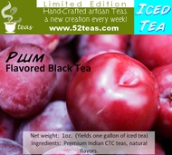 Plum Flavored Black Tea (Iced Tea Series) from 52teas