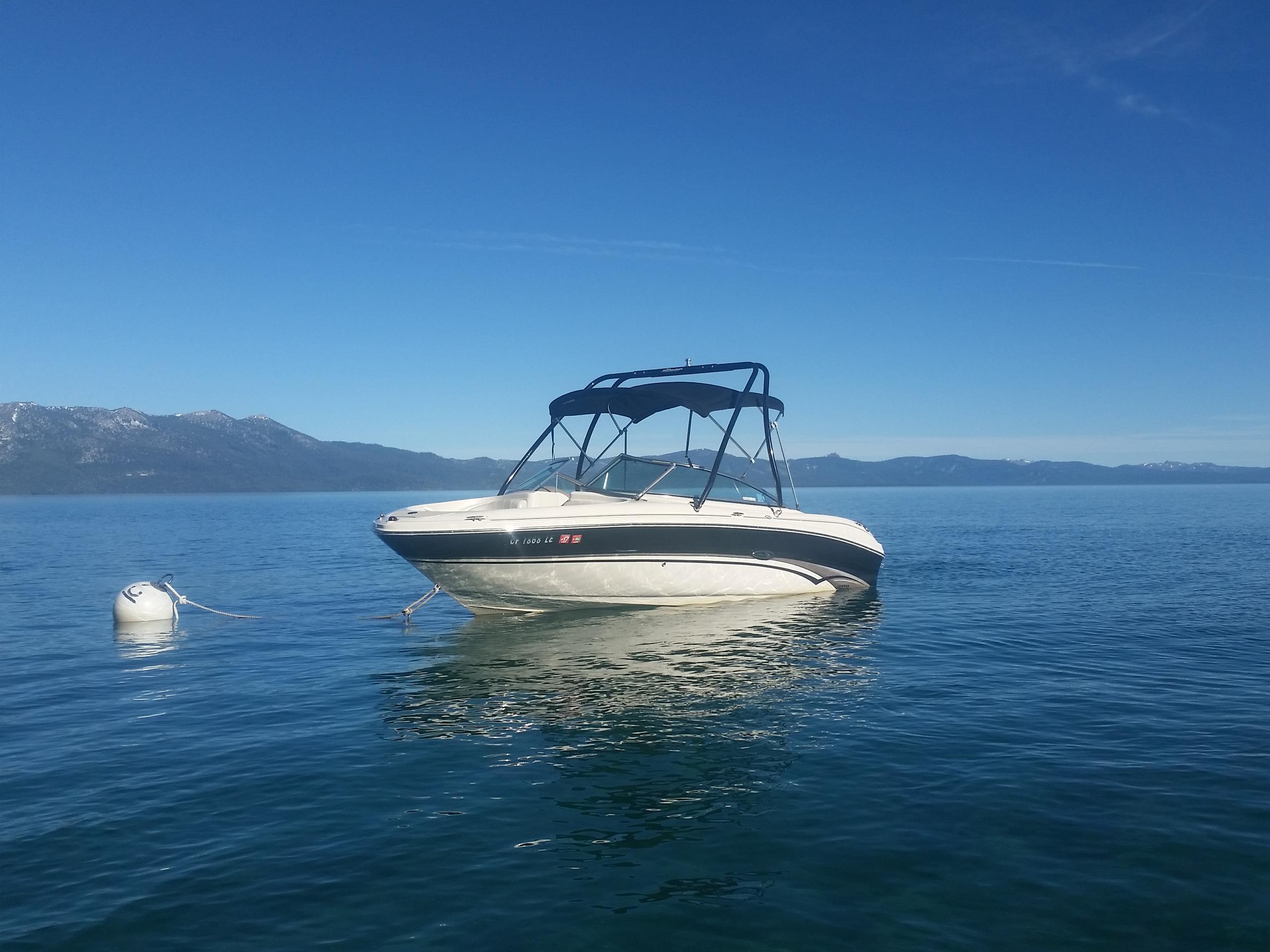 Lake Tahoe Boat Rental at Lakeside Marina: Sea Ray Experience in California - South Lake Tahoe