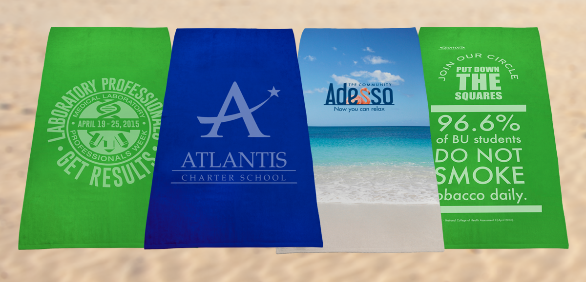 Use Custom Beach Towels as Mobile Billboards to Boost Exposure for Your Brand