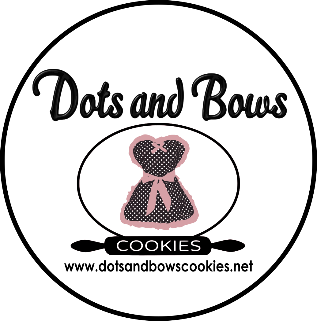 Dots and Bows Cookies logo