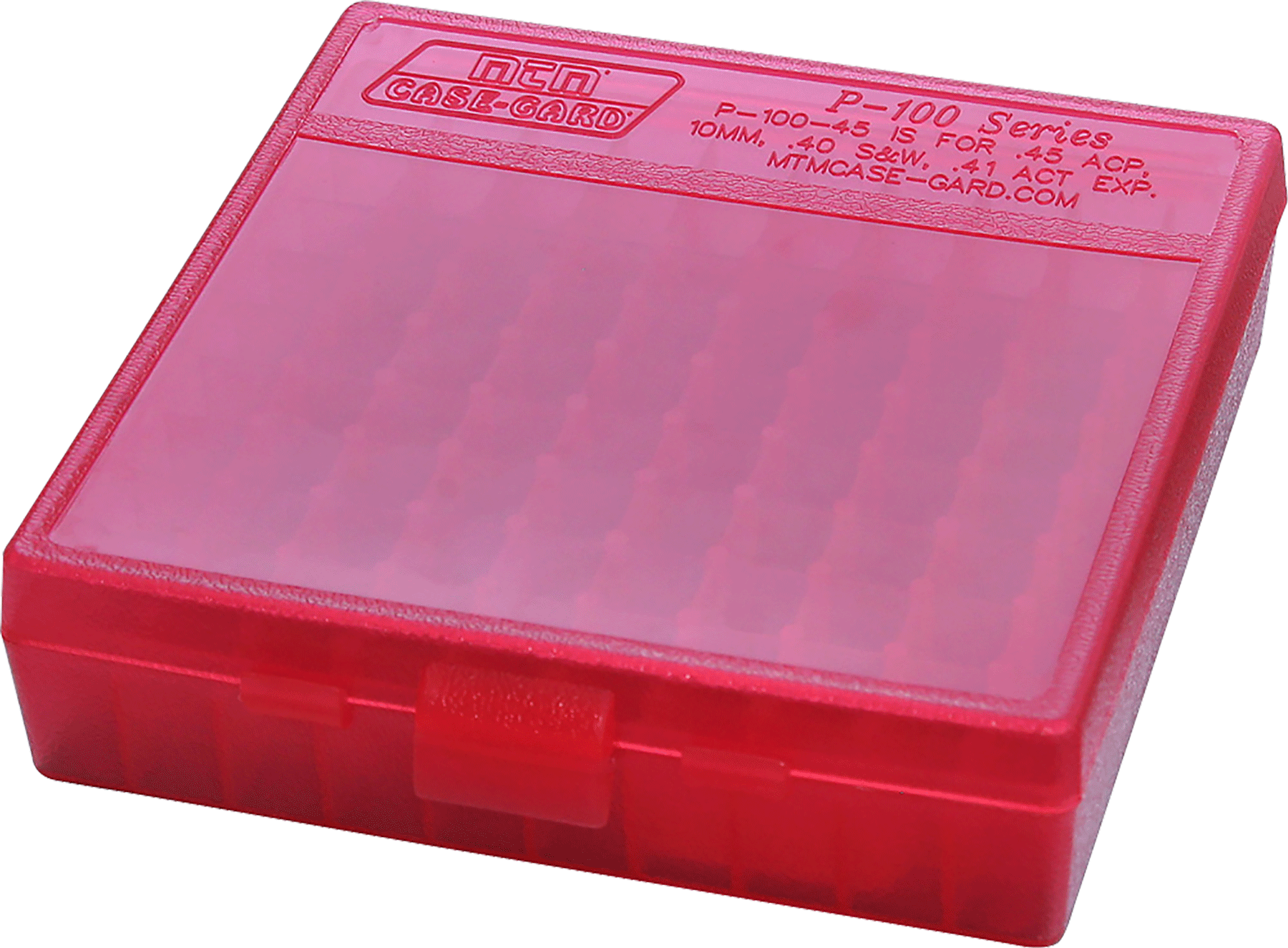 MTM Case Gard™ New MTM Plastic Ammo Box 100 Round 45acp P100-45-10 Solid GREEN 