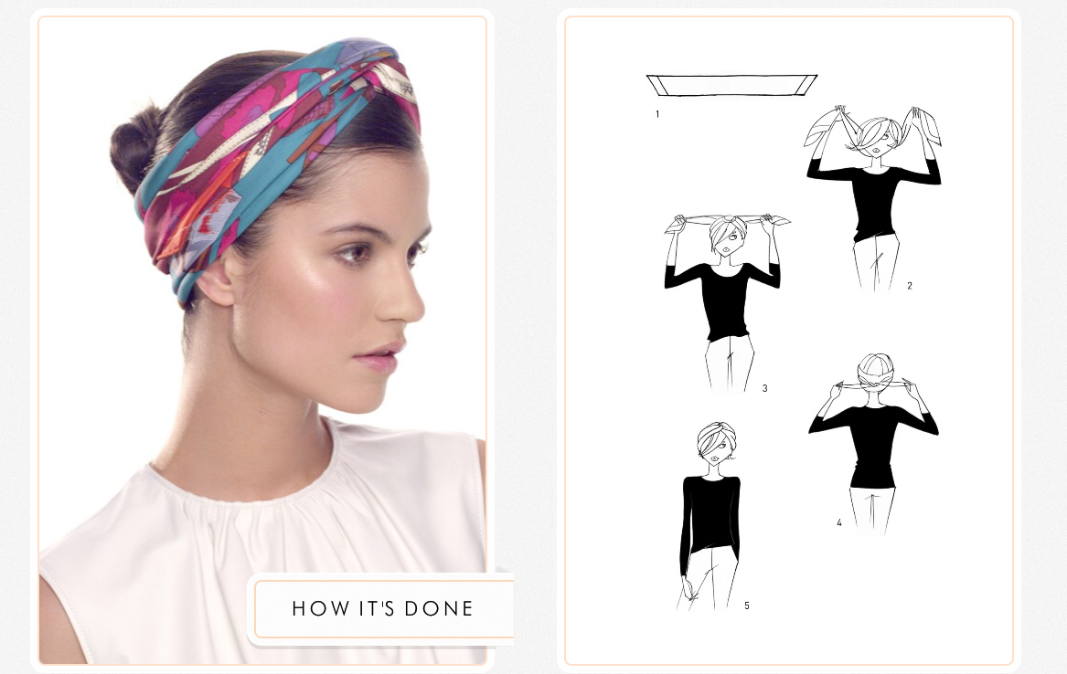 Cómo usar un pañuelo en la cabeza? ¡Aquí te enseñamos 4 formas distintas! -  Cranberry Chic Magazine