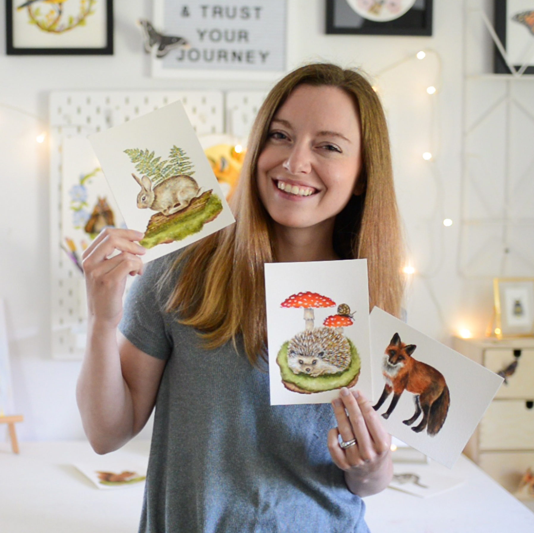 10 Day Watercolor Woodland Animal Challenge | Allison Lyon Art