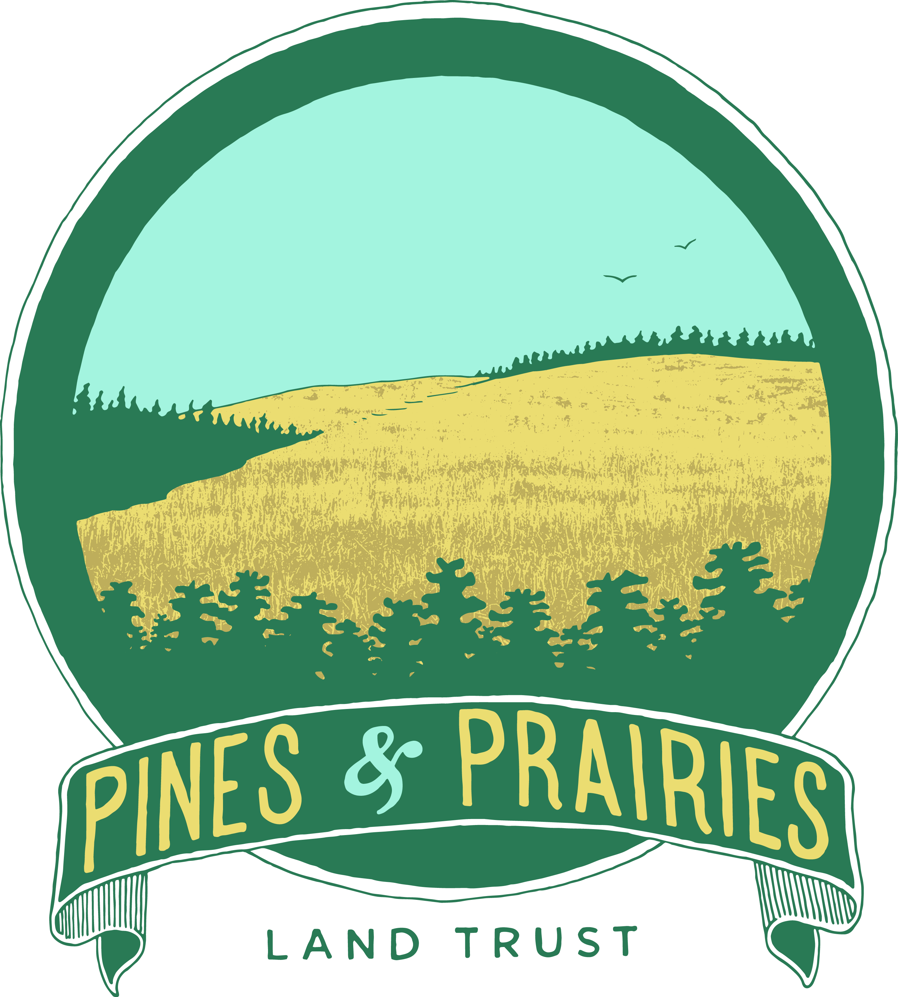 Pines and Prairies Land Trust logo