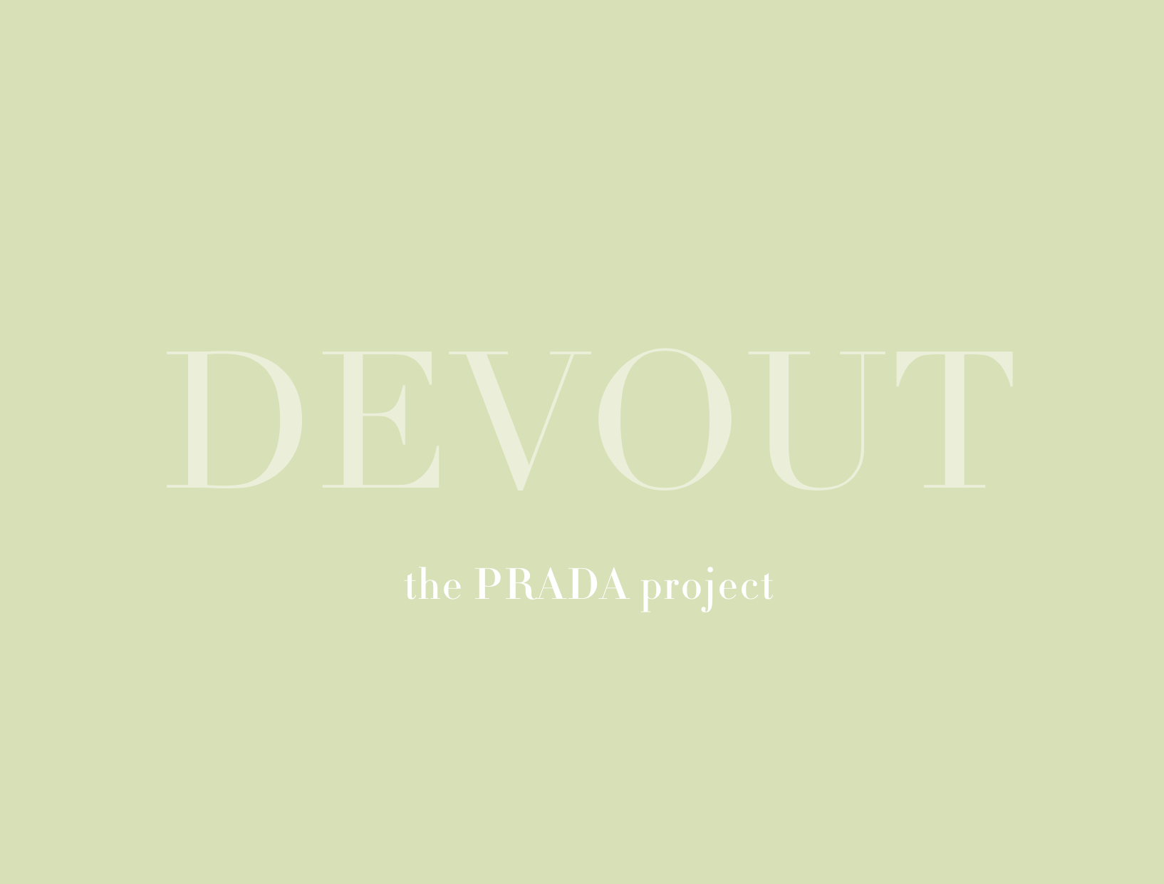DEVOUT - The Prada Project logo