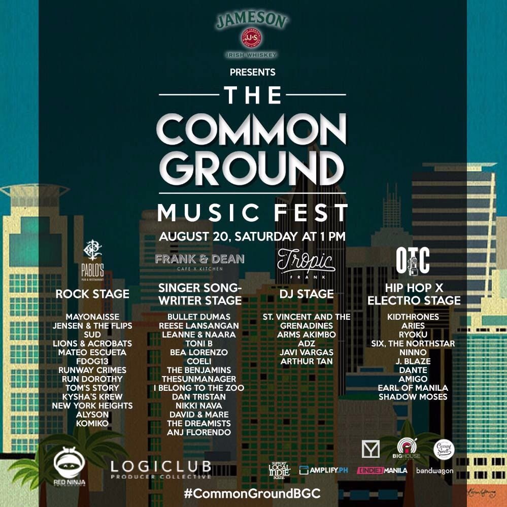 The Common Ground Music Fest unveils full line up