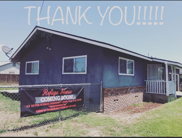 Help fund Refuge House monthly expenses! Refuge Youth Armona (Powered