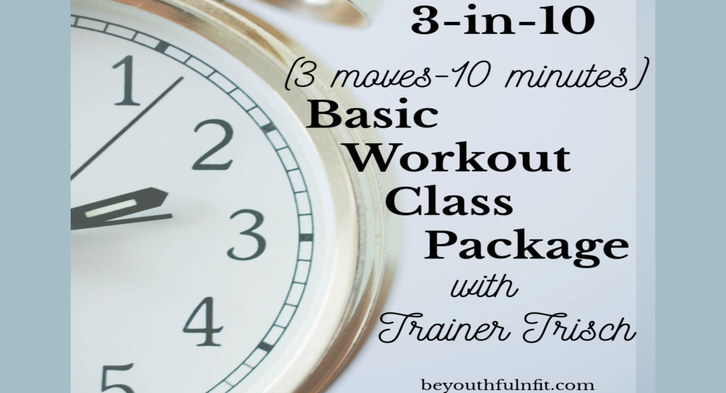 Product image for 3-in-10 Basic Workout Class Package