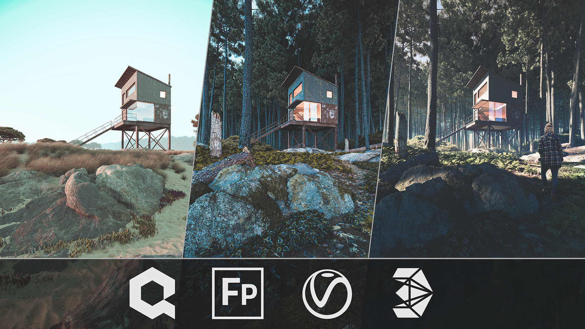 3ds Max + Forest Pack Create Realistic 3d Environments LearnArchViz