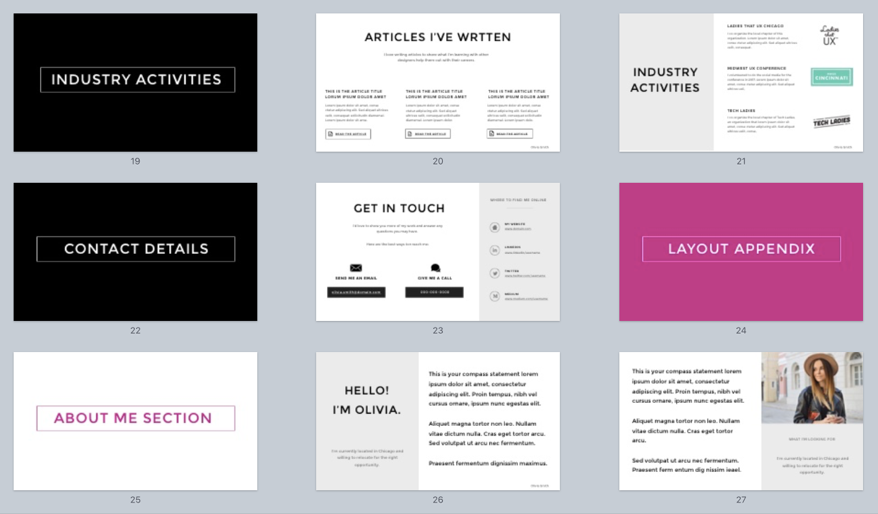 Ux Portfolio Templates The Ux Academy