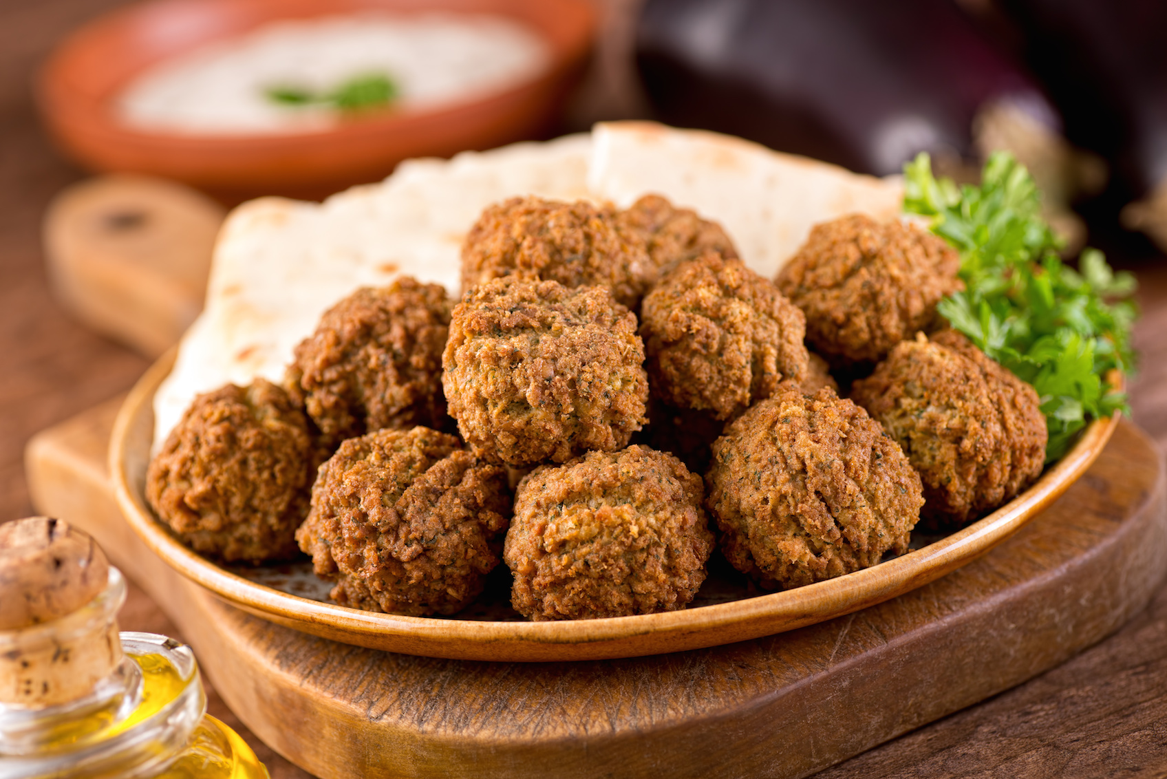 Hummus and Falafel