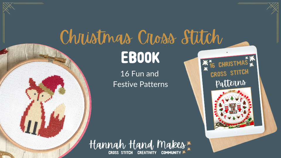 Christmas Cross Stitch Patterns Ebook Hannah Hand Makes Academy
