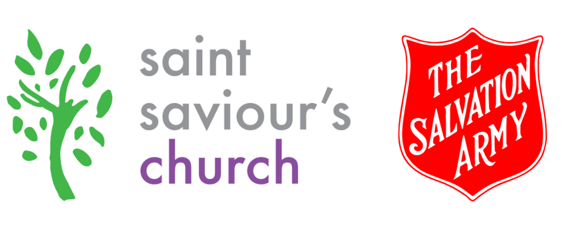 Saint Saviour's church & The Salvation Army logo