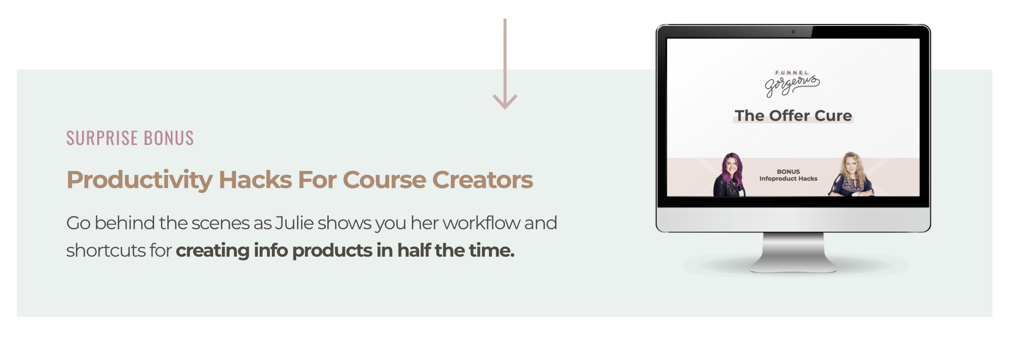 Surprise bonus: Productivity Hacks for Course Creators