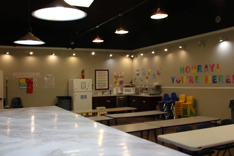 Small Preschool Cafeteria/Extended Care Area