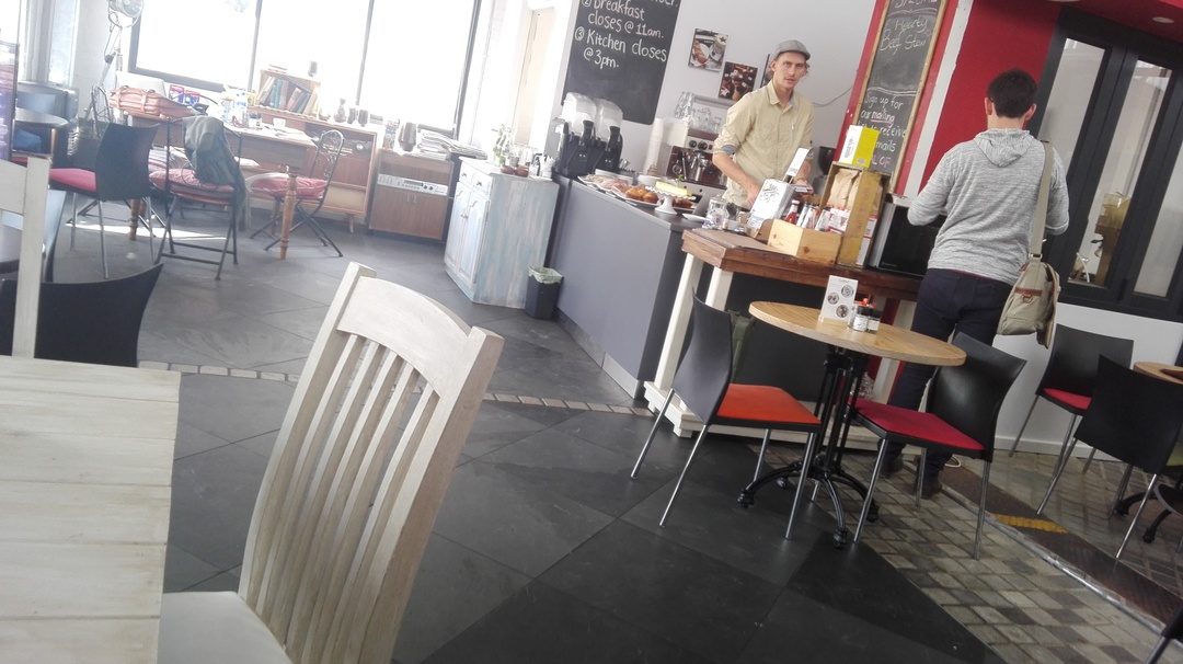 Cafe, where you exchange your daily lunch voucher.