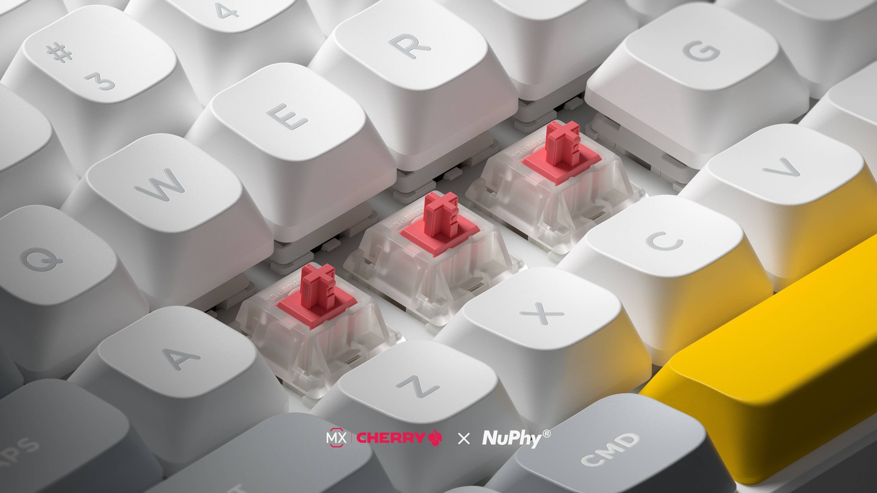 NuPhy Halo96 V2 Keyboard - White - Micro Center