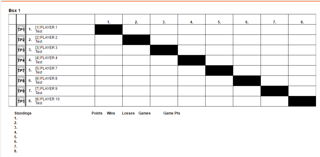 Round Robin Tournament Template Excel Database