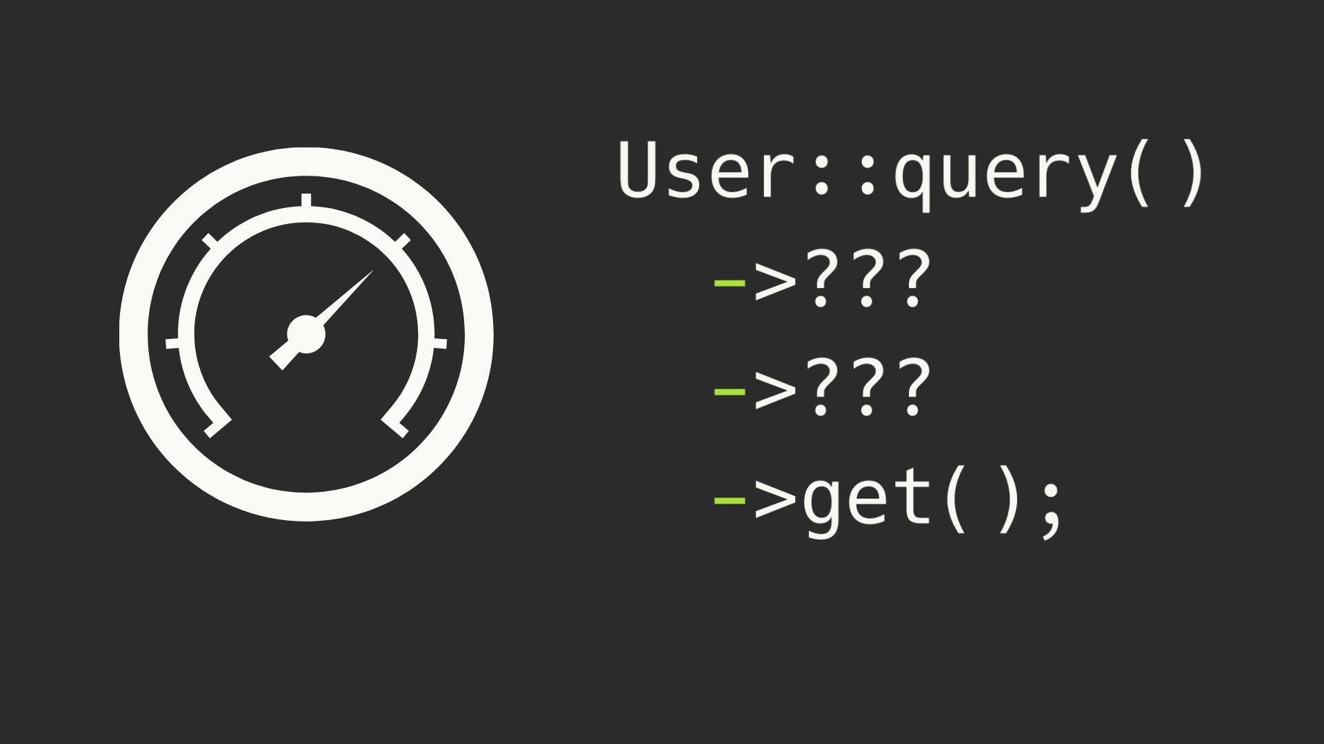 Better eloquent performance laravel daily