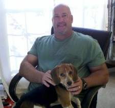 Chris Menard and Gracie the Beagle - Excel Trainer